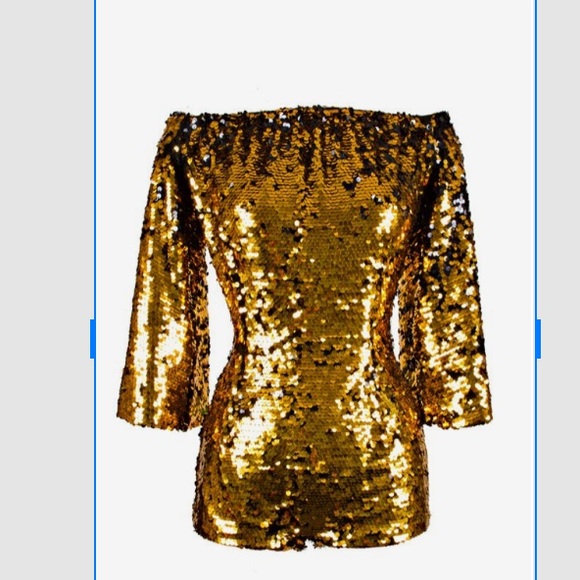 Carmelita Couture Sequin Romper EUC - Picture 2 of 7